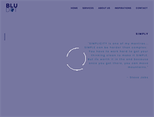 Tablet Screenshot of blu-dot.org